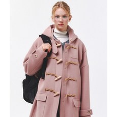 메인부스 MAINBOOTH 울90% Oversized Duffle Coat PINK