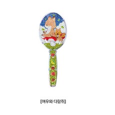 토단 샤이닝 보석십자수 빗 만들기 12종 -1인세트, 여우와다람쥐