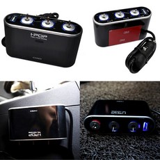 카렉스 아이팝 스위치 USB 3구소켓 멀티시거잭 멀티소켓 차량용시거잭 시거잭충전기 자동차시거잭