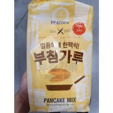 피코크 PEACOCK 한팩씩 부침가루 500g(100gx5팩) 부침개 빈대떡 요리
