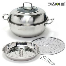 THESOO_더수상회몰_키친아트 냄비 아크바 해물찜냄비 32cm 스팀솥 스팀찜기 고기찜기 생선찜기 떡찜기 찜전용냄비 찜기 찜솥 찜냄비 고급짐솥 업소용찜솥_더수마트_THESOO상회, 추가옵션이없는상품입니다, 추가옵션이없는상품입니다