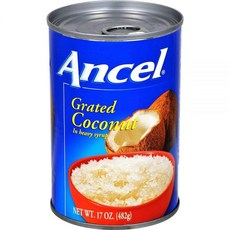 GOYA Ancel 강판 코코넛 502.8ml(17온스) (24개 팩), GOYA Ancel 강판 코코넛, 502.8ml(17온