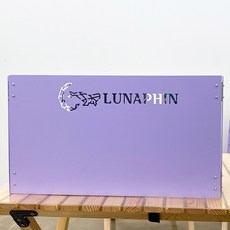 루나핀 감성캠핑 버너 바람막이 구이바다 해바라기 기본형 대형 그리들, 라일락