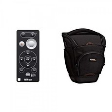 Nikon ML-L7 블루투스 리모컨 및 AmazonBasics SLR 숄더백 (블랙), 단일상품