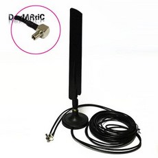 [해외] 4g lte 안테나 18dbi 2x3 m 케이블 확장 ts9 커넥터 화웨이 모뎀 e3131 e586 e589 mf80, 상세내용표시