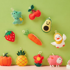  도토리ZIP 고양이장난감 캣닢인형 애착인형 펠트토이, 아보카도 