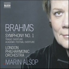 [CD] Marin Alsop 브람스: 교향곡 1번 비극적 서곡 대학 축제 서곡 (Brahms: Symphony Op.68 Tragic Overture...