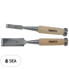 스마토 목공용끌 나무자루 SM-FC13W C1092974, 5세트