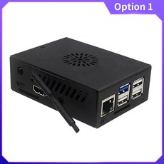 Old Orange Pi 3B 알루미늄 케이스 금속 쉘 능동 냉각 FAN 옵션 안테나 방열판, [01] Option 1, 1개