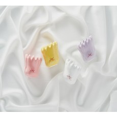 [UTGXCJ/25% ] 튤립 잔스괄사 2개 세트, 보라+레드