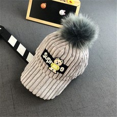 코듀로이곰돌이모자