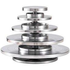 노바어스 도자기공방 도자기물레 돌림판 회전판, 20cm (밑면 아래 지름 12cm), 1개