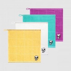 송월타올 스누피 왕리본 고리수건 주방타월, 스누피 왕리본36_옥색, 1개