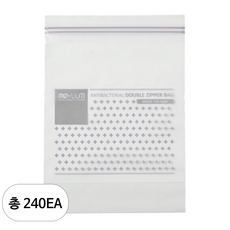 모윰 항균 아기 더블지퍼백, 240개