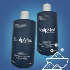 스칼프메드 블루캡슐 솔트 샴푸 400ml 2개 두피 각질