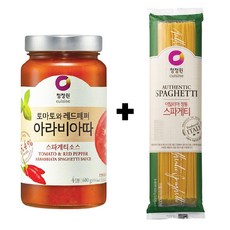 청정원 아라비아따 스파게티소스600g+스파게티면250g