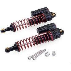 브랜드 : N A 풀 메탈 유압식 충격 댐퍼 흡수기 110 RC 크롤러 축 SCX10 Tamiya CC01 차량 모델 2pcs (검, One Color