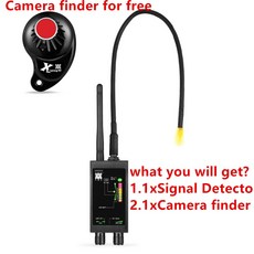 M8000 무선 파 다기능 RF 탐지기신호 자동 검색 파인더 알람고감도 자석 스캐너 포함, 1개