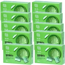무궁화 수분 가득 알로에 비누 100g, 10개
