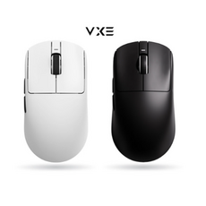 [chengyi] VGN VXE R1시리즈 R1SE/R1SE PLUS/R1 PRO/R1 PRO MAX무선 게이밍 마우스 PAW3395 초경량디자인 최신출시, R1 PRO버전, 화이트