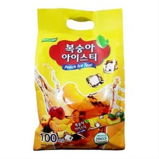 이레 복숭아 아이스티 100Tx6개, 14g, 100개입, 6개