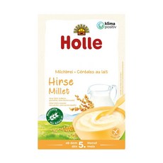 홀레 Holle 기장 우유죽 5개월, 250g, 1개 - 홀레이유식