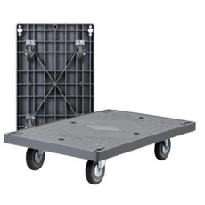 택배기사님 무거운짐 박스운반용 짐수레 대차 택배박스 화물카트 운반기 냉장고 배달, 사각달리 검정고무 중, 1개