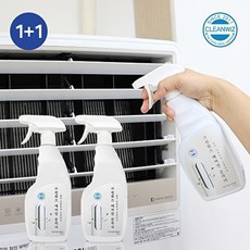크린위즈 에어컨클리너 대용량 500ml 1+1 에어컨냄새 곰팡이제거제 차량 가정 겸용, 없음