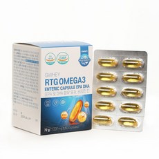 지웨이 알티지 오메가3 장용성 EPA DHA 1200mg 60캡슐 2박스