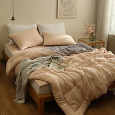 디저트체크피치스킨차렵이불요커버세트