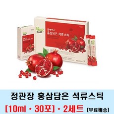 정관장 굿베이스 홍삼담은 석류스틱 10ml 30포 * 2세트 + 쇼핑백, 2개