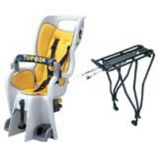 Topeak Babyseat II with Disc Mount Rack 디스크 마운트 랙이 포함된 Topeak 베이비시트 II, 1개