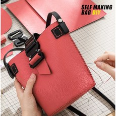 가죽공예복조리백