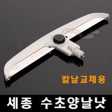 [낚시야놀자] 세종 수초 양날낫 (도루코날 사용) 12mm 칼날 교체가능 수초제거기