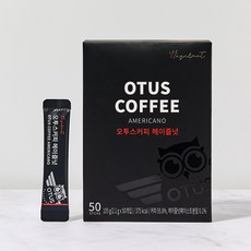 오투스커피 헤이즐넛 아메리카노 2.1 g, 50개입, 1개, 250g