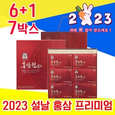 고급 홍삼 원 정관장 2023 명절 설날 설 선물 세트 셋트 5만원 6만원 대 수험생 집들이 예비 시댁 처가 친정 시 부모님 직장 상사 거래처 어르신 감사 효도 첫월급, 6+1 7박스 - 다니마켓