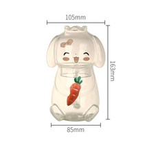물병 유리컵세트/ 내열 유리 뚜껑컵, 1개