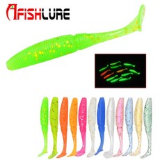 AfishLure 야광쉐드웜 50/75mm 2/3inch, 50mm(2inch), 8 - 윔울트라