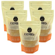 국내산 냉장 다진마늘 간마늘 당일제조, 500g, 5개