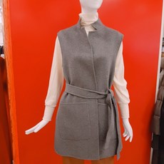 발레시아 하이넥 핸드메이드 제천벨트 베스트