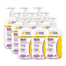 호주 캔서카운슬 키즈 선크림 펌프 SPF50+ 200ml 9팩