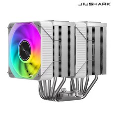 JIUSHARK JF200MINI Crystal ARGB CPU 공랭 쿨러 (WHITE), 1개
