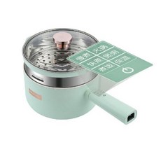 다기능 전기 냄비 세라믹 글레이즈 붙지 않는 기숙사 가정용 스마트 요리 220V 1.8L 2.5L, 58) smart steamer A - 1.8L-UK