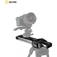DSLR 및 미러리스 카메라용 Zeapon Micro 2 카메라 레일 슬라이더 알루미늄 합금 경량 휴대용 다사틸 장착 옵션, 단일옵션