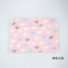 거실 강아지매트 개집매트 고양이매트매트매트매트매트매트매트릭사계절개침대두껍고따뜻한이불면침매트, 핑크구름, 30*40CM, 1개