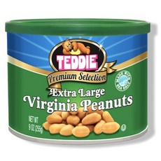 테디 프리미엄 땅콩 천일염 엑스트라 라지 영양 간식, 255g, 2개