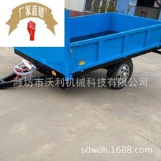 전동리어카 농업용수레 계단구루마 농업용수레 대형카트 평상 형 트레일러 3 톤 덤프 트레일러 견인 시작 트레일러 덤프 트레일러 공장 직거래 도구 차량 농업 트레일러, 3000 × 1800 × 500