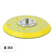 스마토 샌딩패드 5 125mm x 51홀 탈부착식 C6033408, 3개
