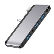 usb 멀티허브 멀티포트 멀티젠더 회령새는 마이크로소프트 Surface Laptop2 확장독 Laptop3 다기능 컴퓨터 USB 3.0 구문분선기 mini DP 풀 HDMI 어댑터 TF 판독기 적용, 01 0.1m, 01 Surface Laptop1/2범용 피클HDMI형