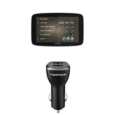 [독일] 1001565 TomTom GO Professional 620 Trucks Navigation Device (WIFI updates) Smartphone Notifica